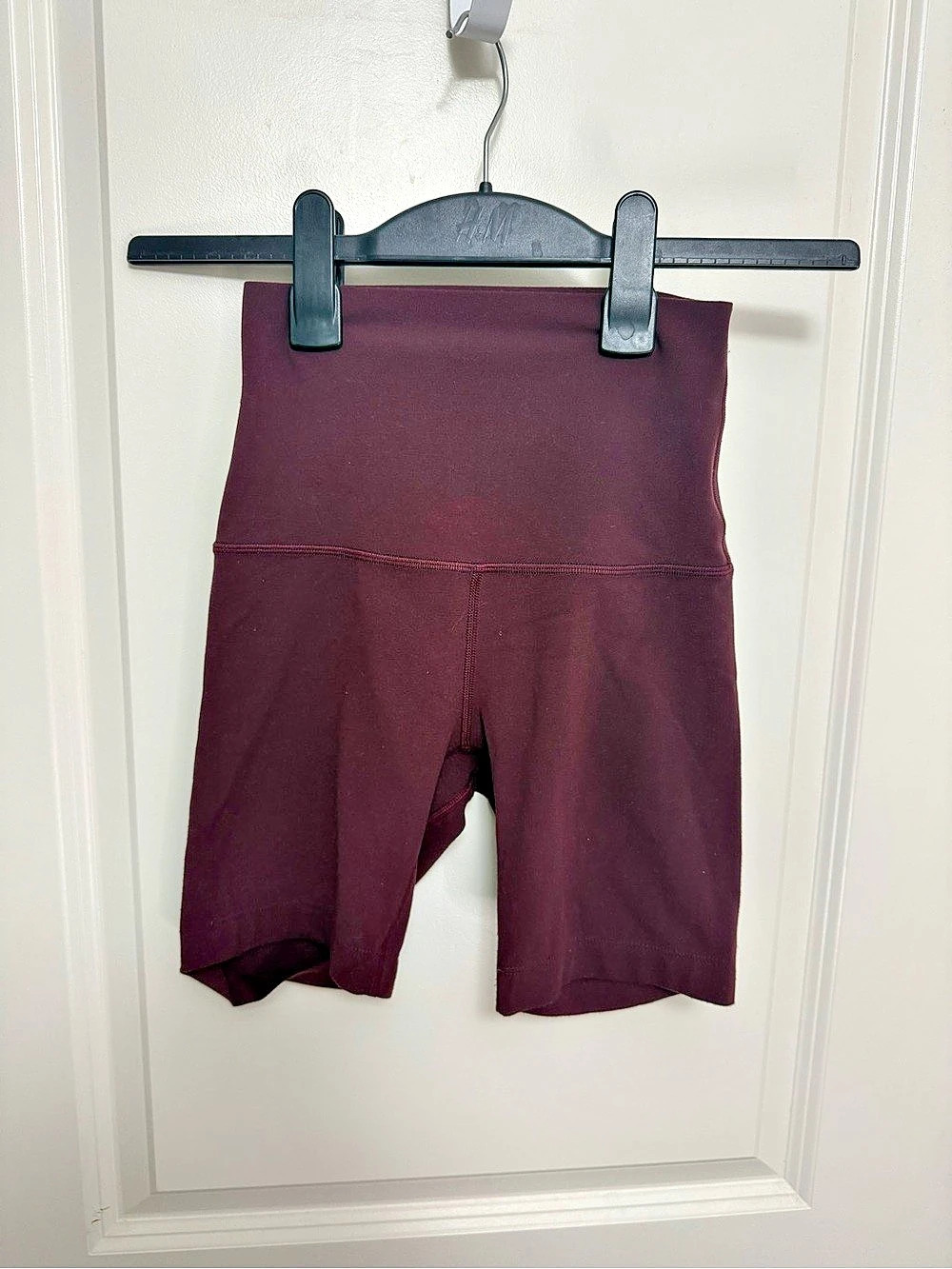 lululemon Burgundy High Rise Shorts in size 4